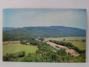 Postcard Silver Bridge Park Winfrey Valley Boston Mountains Arkansas - Picture 1 of 2