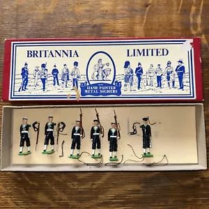 VINTAGE BRITANNA LIMITIERTE HANDBEMALTE METALLSOLDATEN DIE ROYAL NAVY WIE ABGEBILDET - Bild 1 von 7