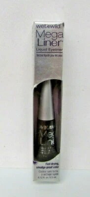 Wet N Wild Mega Liner Liquid Eyeliner 868 Dark Brown Fast Drying, Smudge-Proof - Image 1 of 4