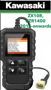 KAWASAKI MOTORCYCLE 6 PIN DIAGNOSTIC TOOL, OBD FI SCANNER 2017- Onwards - Picture 1 of 1