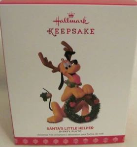 Hallmark 2017 - Santa's Little Helper - Disney Pluto - Cantidad limitada - Como nuevo en caja - Imagen 1 de 4
