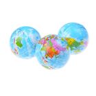 World Map Foam Rubber Ball For Baby Stress Bouncy Ball Geography Toy。E_