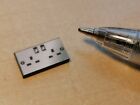 Dolls House Miniature 1/12th Scale Double Socket 'Metal Look' M343