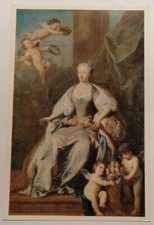 POSTCARD - 6.5"X4.5" Postcard Caroline Of Brandenburg-Ansbach 1735 NPG