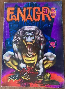VINTAGE & ORIGINALE & RARO~1972~FANTAGOR~N. 3~ULTIMO SUSSULTO DIVERTENTE~IL TEMPIO~ZANY - Foto 1 di 4