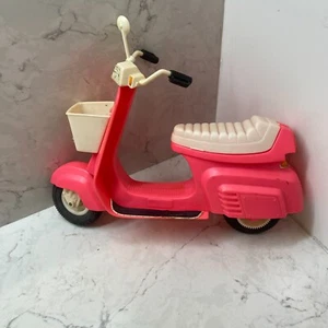 Barbie Moped Pink Star Cycle #2149 Roller 1978 Mattel Vintage Puppe Spielzeugkorb - Bild 1 von 9