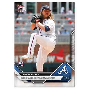 MLB Topps Now #300 Grant Holmes RC 2025 Atlanta Braves - EN MANO - Imagen 1 de 1