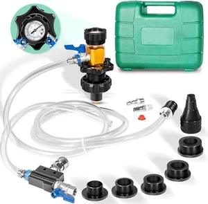 Kit de herramientas de recarga de sistema de refrigerante universal 24444 probador de fugas de vacío para vehículos - Imagen 1 de 10