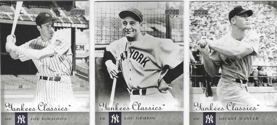 2004 UPPER DECK YANKEE CLASSIC COMPLETE SET 1-90 NRMT MANTLE MARIS GEHRIG BERRA - Image 1 of 1