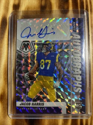 2021 Panini Mosaic - Rookie Autographs Mosaic Jacob Harris #RA-38 (AU, RC) - Image 1 of 2