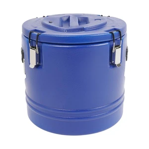 20L Food Warmer Bucket Insulated Soup Container Portable 201 Stainless Steel - Picture 1 of 14