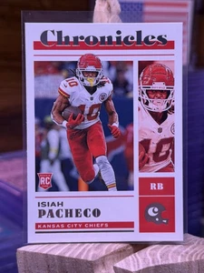 2022 Panini Chronicles Isiah Pacheco #36 Chiefs ROOKIE - Picture 1 of 2
