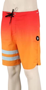 Pantaloncini da tavola Hurley Phantom Eco Block Party 18" - Rosa Caos - Nuovi - Foto 1 di 2