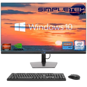All In One I3 27" Fhd Win 10 Ram 8 Gb Ssd 120 Gb Festnetz Computer Gaming Editing_ - Bild 1 von 11