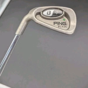 PING i3 Plus Blade WHITE DOT 6 IRON LH Graphite R-FLEX SHAFT - Picture 1 of 8