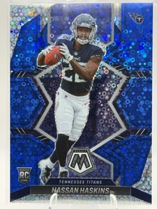 2022 Panini Mosaic #325 Hassan Haskins Mosaic No Huddle Blue #/75 - Picture 1 of 2