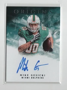 Mike Gesicki 2018 Origins Rookie Auto #RA-MG RC Auto Signature Signed Dolphins - Picture 1 of 1