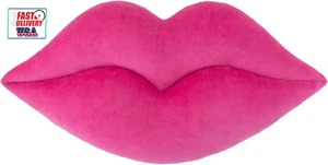 3D Lip Throw Pillow Cute Decorative Pillows Soft Cushion for Sofa Couch Bed Home - Picture 1 of 12
