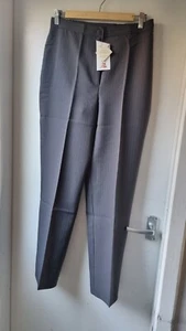 Pantalone donna Slimma Comfort Fit gessato grigio e blu a righe taglia 12 - Foto 1 di 10