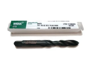 Widia GTD 1/4-40 H2 3 Flute Spiral Flute High Speed Steel Right Plug Tap USA - Picture 1 of 1