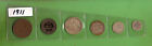 C27 Australian Predecimal Coins For 1911 Halfpenny To Florin 6 Coins