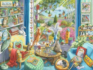 Ravensburger The Bird Watchers 750 Piece Jigsaw Puzzle - Picture 1 of 2