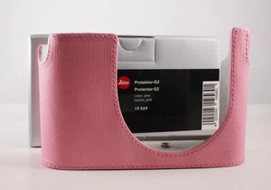 NEW OLD STOCK LEICA Q2 PINK LEATHER HALF CASE/PROTECTOR - Picture 1 of 1