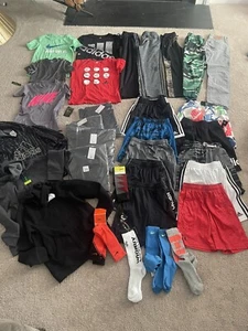 Lot Of Boys Clothes Nike Adidas Tech Gear Etc Size Medium - Picture 1 of 18
