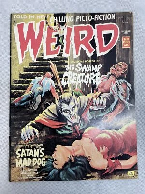 Weird Eerie Publish The Swamp Creature Satan's Mad Dog December 1973 - Image 1 of 4
