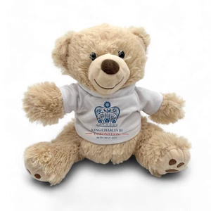 Limited King Charles III Coronation Teddy Bear 6th May 2023 OFFICIAL EMBLEM - Picture 1 of 7