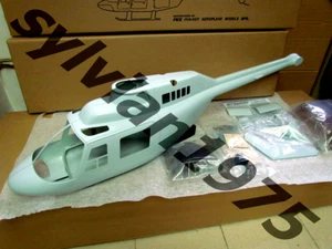 FUNKEY JET Ranger Fuselage for 550 ( VER.2 ) Unpainted Kit NIB - Picture 1 of 11
