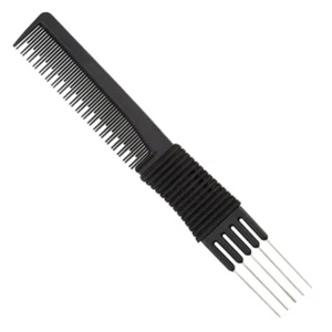 Lift Teasing Combs with Metal Prong Salon Teasing Back Combs with Metal Lift - Picture 1 of 8