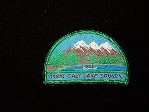 BOY SCOUT GRANDE CONSIGLIO LAGO SALATO ANNI 60 TESSUTO CP UTAH - Foto 1 di 1