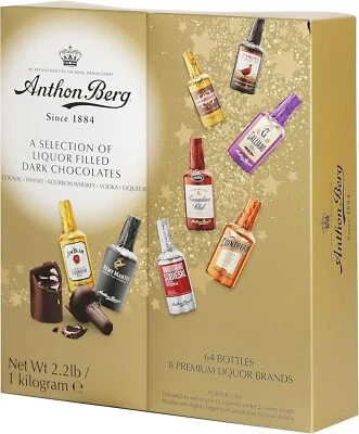 Anthon Berg Chocolate Liqueurs with 64 Famous Original  Liquor Spirits 1Kg 2026 - Image 1 of 4