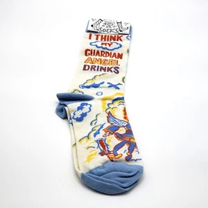 I Think My Guardian Angel Drinks LOL Socken One Size Calf Primitives by Kathy Neu - Bild 1 von 7