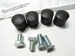GARLOCK 407721 SET PIEDINI IN GOMMA PER SISTEMA PIEGHEVOLE LINEA DI ALLARME VISIVO - Foto 1 di 5