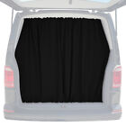 Car curtains tailgate size curtains camping sun protection black 130x180