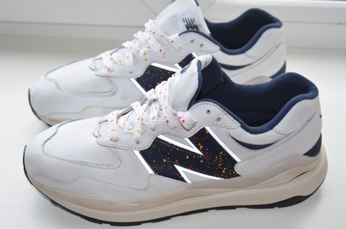 Rare scarpe da ginnastica New Balance 57 40 festa del papà 2021 M5740FD1 bianche UK11 5 EU46 5