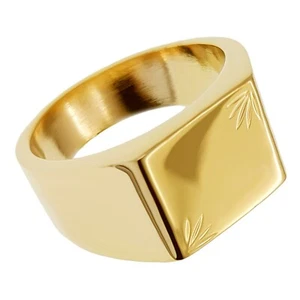 Herren Ritter Ring 18 Karat vergoldet - Größe wählbar - Neu - Bild 1 von 4