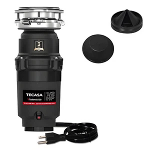 TECASA Garbage Disposal Anti-Jam Stainless Steel -1/2HP, 3/4HP, NEW in the Box - Picture 1 of 11