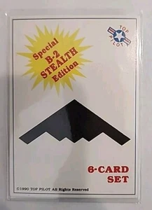 1990 Top Pilot - Edición especial B-2 Stealth Juego de 6 cartas #55 (tarjeta de cubierta) - Imagen 1 de 2