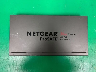 Netgear JGS524PE V1 ProSAFE Plus 24-Port Gigabit Switch with 12 PoE Ports - Image 1 of 4