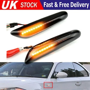 For BMW E46 E81 E82 E87 E90 E91 E92E60 Indicator LED Repeater Light Smoked Side - Picture 1 of 9