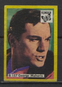 George Maharis Dutch Movie Film Music Star Trading Card B157