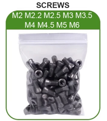 M2 M2.5 M3 M3.5 M4 M5 M6 Torx Screw for Replaces Carbide Insert CNC Tool - Image 1 of 4