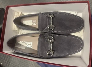 NEW AUTHENTIC Salvatore Ferragamo Mens Parigi Loafers Shoes 12 - Picture 1 of 8