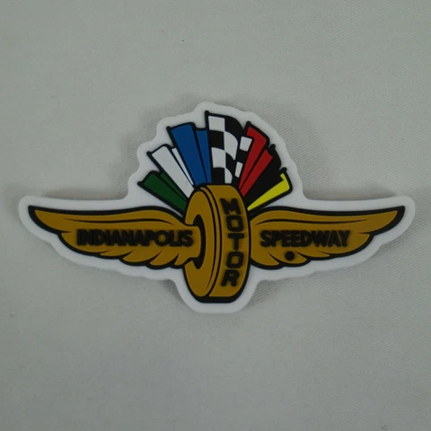 Indianapolis Motor Speedway PVC Shape Outline Collector Magnet IMS Indy 500 Cover
