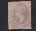 SA507) South Australia 1860-69 second roulette issue 9d Grey-lilac SG 34, small 