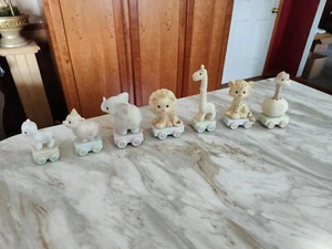 Precious Moments Birthday Train Circus Animals Ages Baby-8 Set (7) Pc 1985 No 2 - Picture 1 of 16