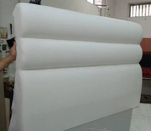 Testiera Letto spalliera onda testata moderna imbottita 37 colori varie misure - Foto 1 di 37